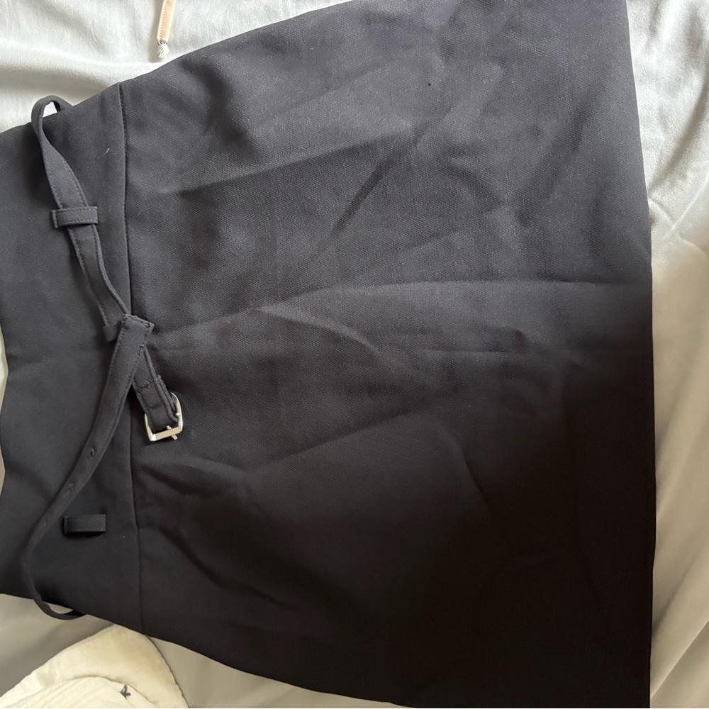 Express Black Pencil Skirt with Belt